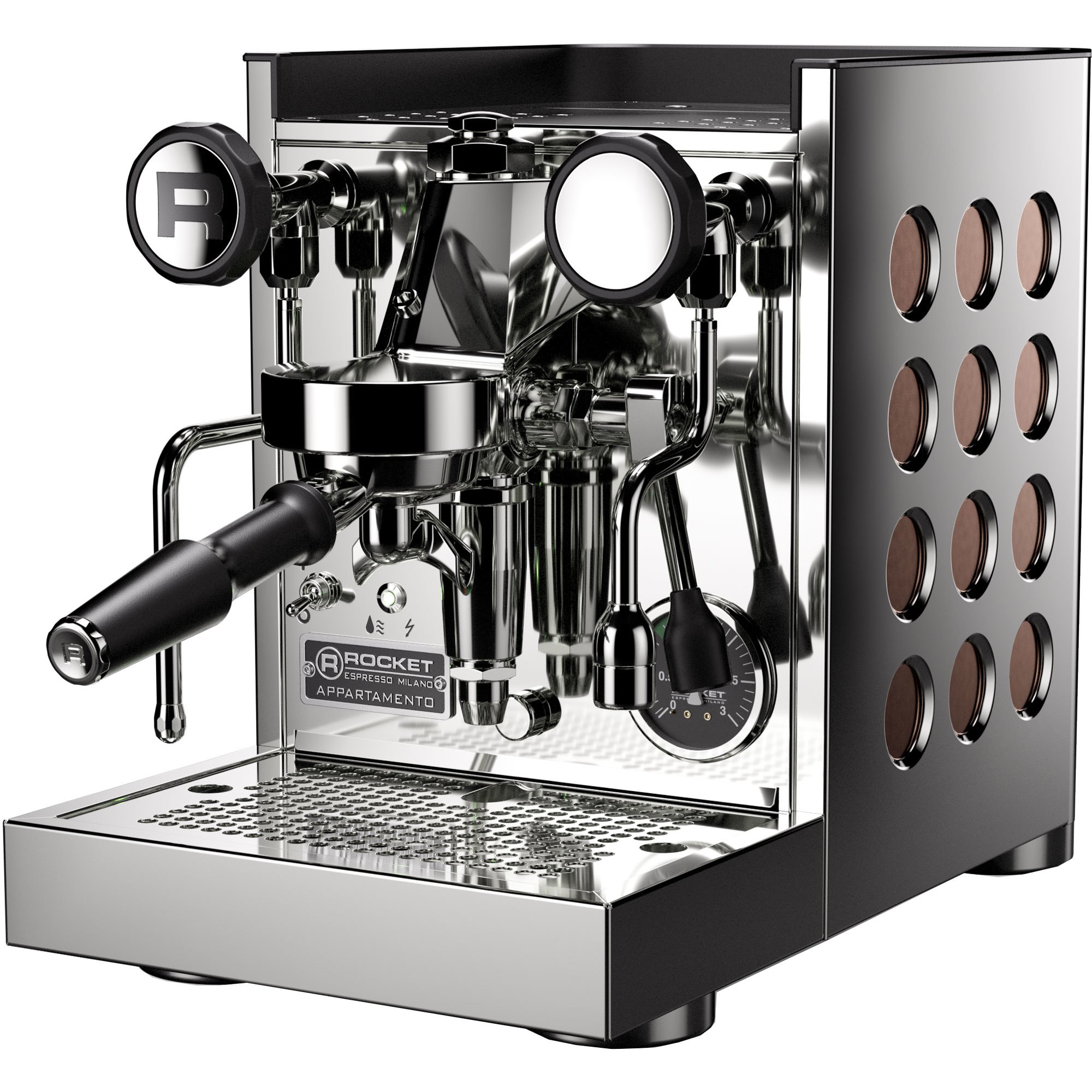 Appartamento Tca Espressomaskine Krom Kobber 8050506336648
